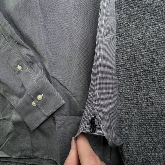 NWT Polo Ralph Lauren Button Up Shirt Long Sleeve Classic 15.5 34/35 Gray Men - Picture 12 of 14